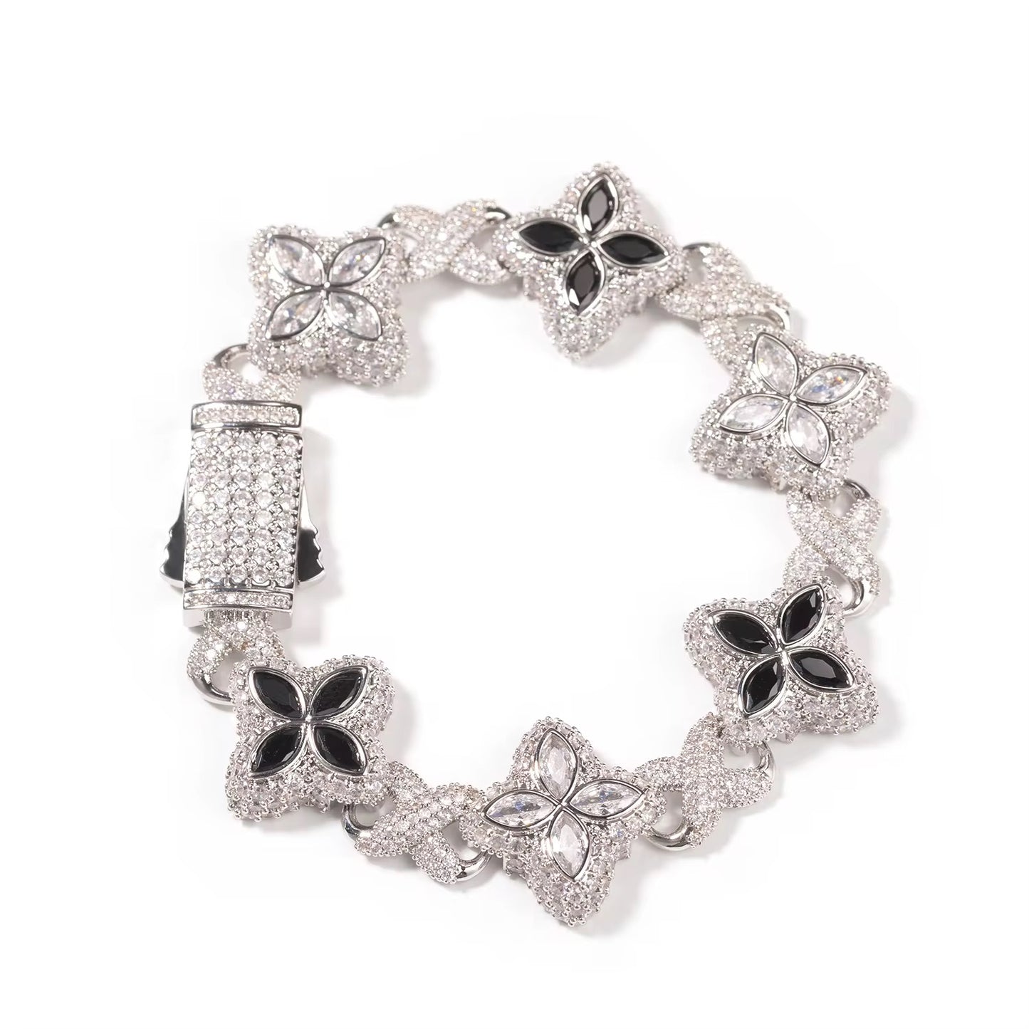 Black/White Call Me Bracelet/Necklace