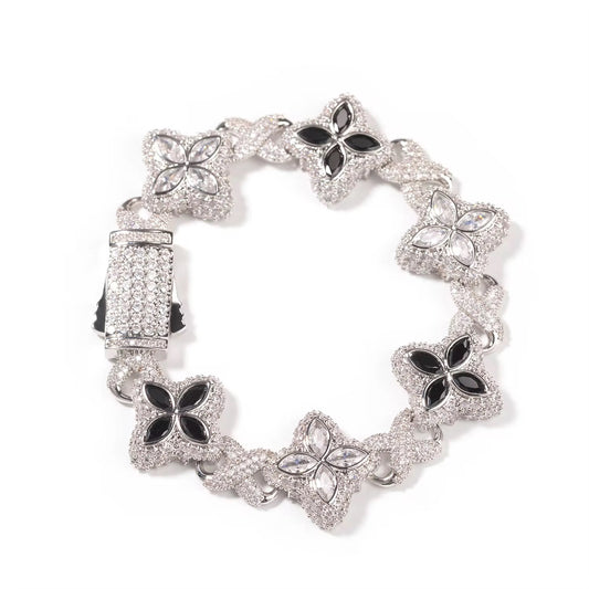 Black/White Call Me Bracelet/Necklace