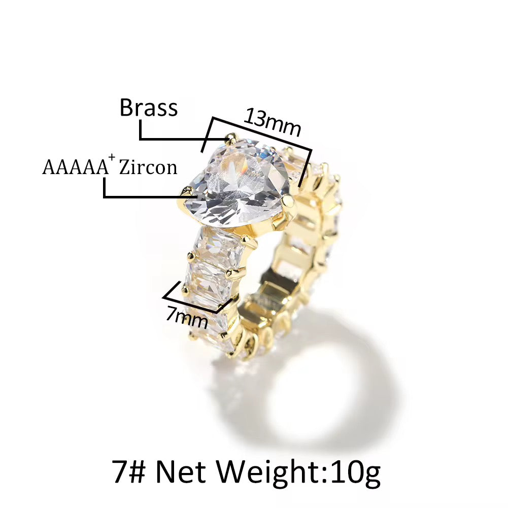 Queen Heart Ring