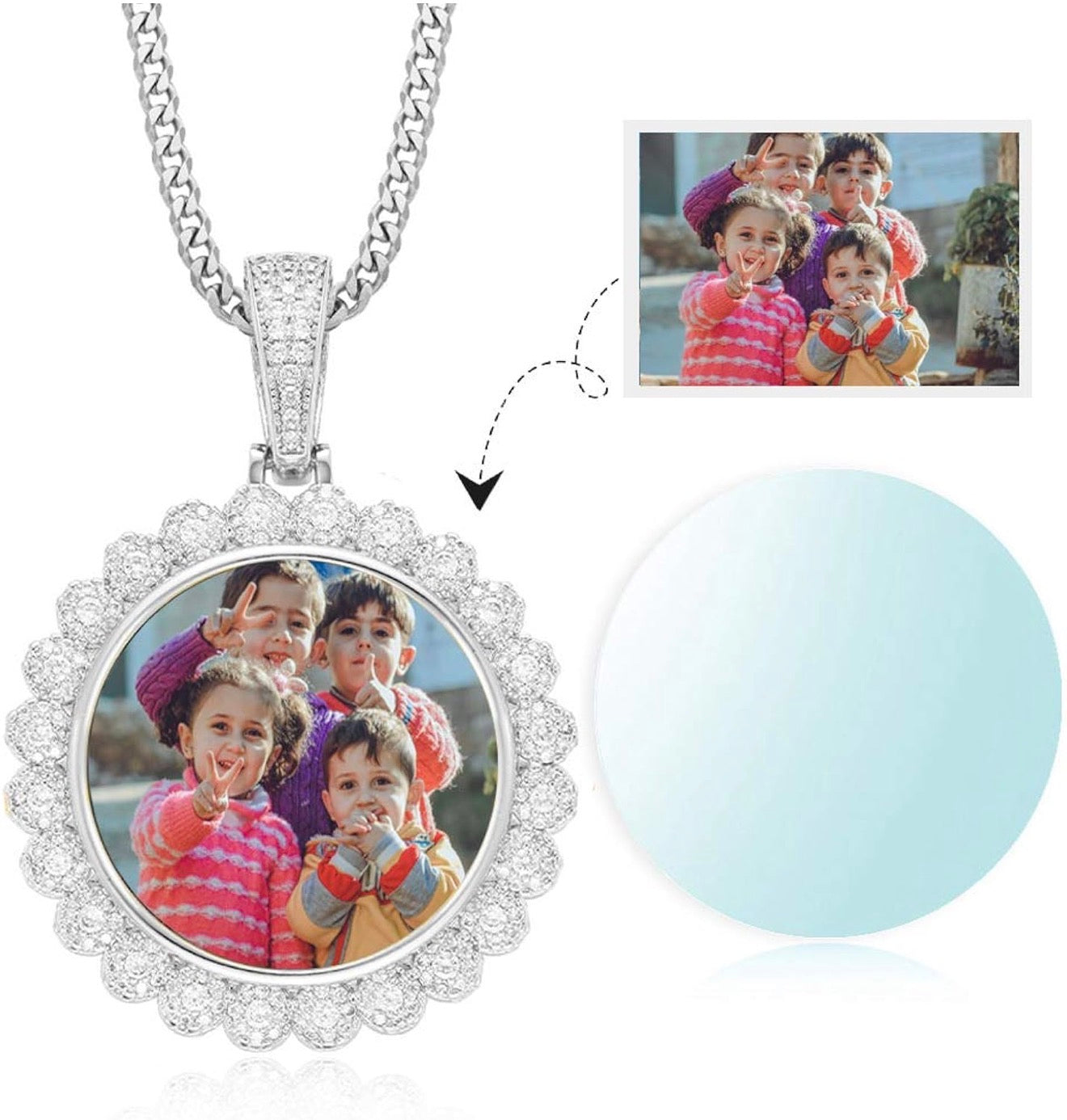 Sunflower Custom Necklace