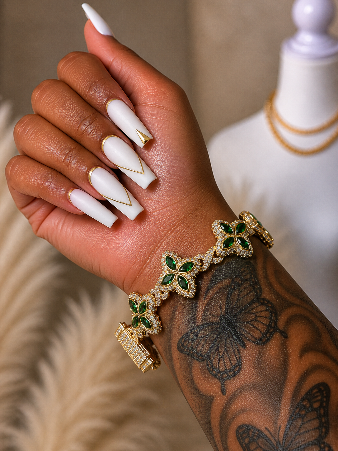 Green Call Me Bracelet/Necklace