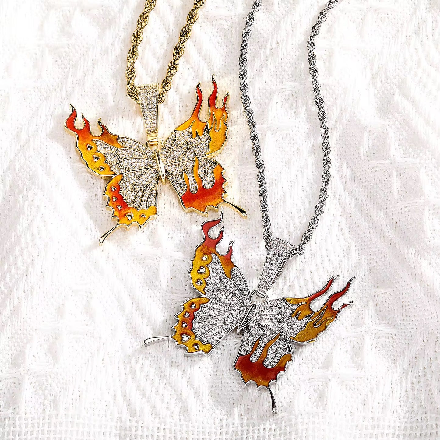 Butter-Fire Necklace