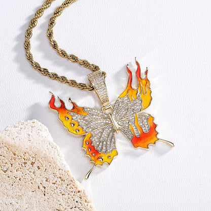 Butter-Fire Necklace