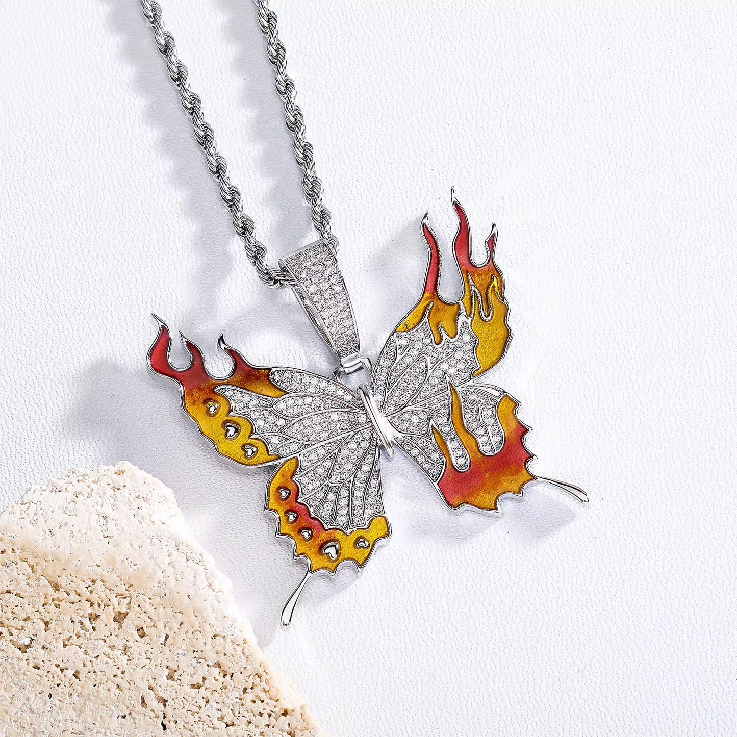 Butter-Fire Necklace