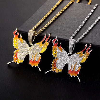 Butter-Fire Necklace